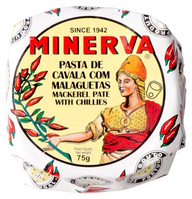 Obrázok produktu pre Minerva Pikantná paštéta z makrely 75 g – Pikantná paštéta z makrely, bohatá na Omega-3