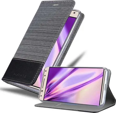Image de Cadorabo Housse pour Alcatel 5 Housse en gris pour téléphone portable Etui Book Case Cover