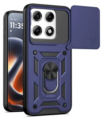 Zdjęcie produktu dla Techsuit CamShield etui z przesuwaną Motorola Edge 70 Pro - niebieskie