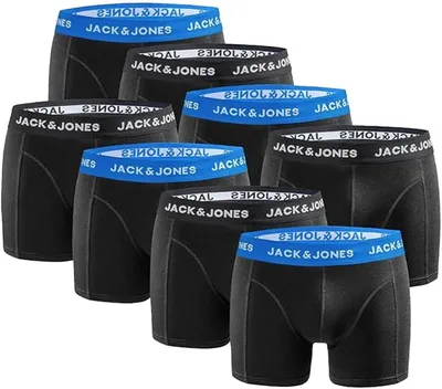 Obrázok produktu pre JACK & JONES Pánske boxerky, balenie po 8 ks, 12259926, čierna/mix 2, veľkosť: M