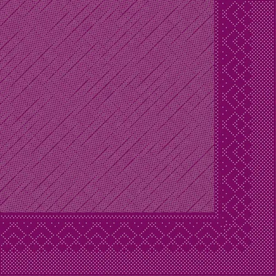 Produktbild von Sovie HORECA Serviette Aubergine aus Tissue Deluxe®, 4-lagig, 40 x 40 cm, 50 Stück