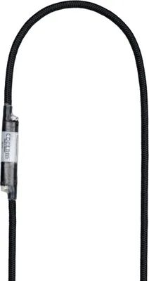 HMPE Cord Sling 6mm von Edelrid; schwarz; für Klettern; mit transparentem Etikett.