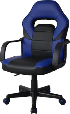 Produktbild von Gaming Stuhl Thomas Junior - Bürostuhl Racing Gaming Style - höhenverstellbar - schwarz blau