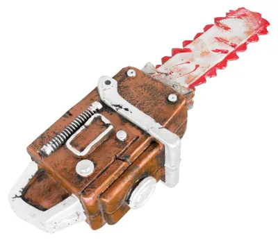 Produktbild von Horror Kettensäge 53 cm – Blutverschmierte Schaumgummi-Requisite