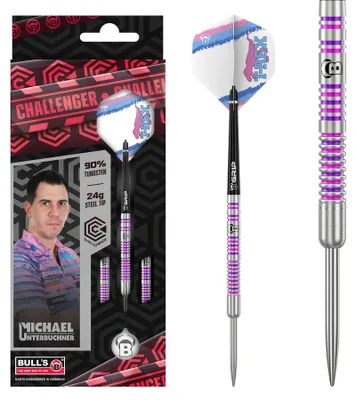 Produktbild von BULL'S Challenger Steeldart M. Unterbuchner - 24g -- 1 Satz