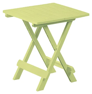 Produktbild von DEUBA® Klapptisch Beistelltisch Adige 50x45x43 cm Klappbar Kunststoff Balkontisch Campingtisch Gartentisch Garten – Grün