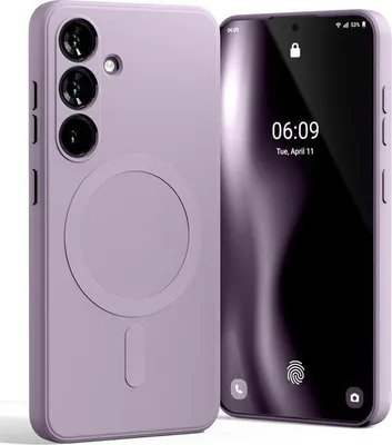 Zdjęcie produktu dla Mercury Magsafe Semi-Silicone Sam S24 Fe S721 Purple