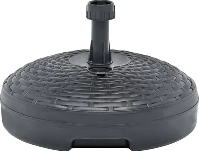 Obrázek produktu pro vidaXL Stojan na slunečník Písek/voda 20 l Antracit Plastový ratan