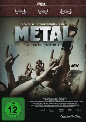 Productafbeelding van DVD-documentaire over het metalmuziekgenre, in standaardformaat, voor muziekliefhebbers