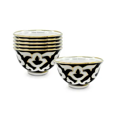 Produktbild von Kisse-Set Pahta Gul, mit Gold, Porzellan, Ø 11 cm, 6 Stk.
