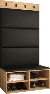 Produktbild von Garderobe MIRO Set 2 mit gepolsterten Paneelen Industrial Design