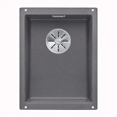 Produktbild von BLANCO SUBLINE 320-U, Schrankwaschbecken, Silgranit, Grau, 40 cm, Deutschland