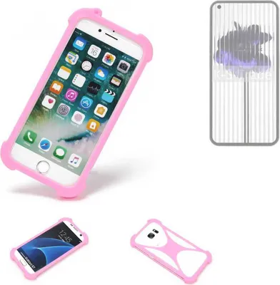 Produktbild von K-S-Trade Handy Hülle kompatibel mit Nothing 1 Schutz Hülle Bumper Silikon Schutz Hülle Cover Case Silikoncase Silikonbumper TPU Softcase