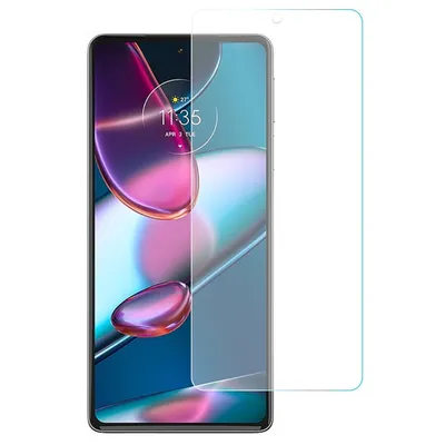 Immagine prodotto di Protezione per schermo in vetro temperato per Motorola Edge 30 Pro, livello di durezza 9H, vetro temperato di alta qualità, confezione da 2