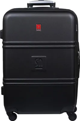 Image de Collection Art Class : Grande valise noire, extensible, 75 cm