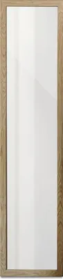 Zdjęcie produktu dla Lustro 36 x 156 cm – wolnostojące lustro pełnopostaciowe w dębowej ramie – skandynawskie lustro podłogowe o naturalnym wyglądzie – nowoczesne lustro do garderoby do sypialni, salonu i przedpokoju – stylowe, trwałe