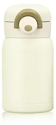 Immagine prodotto di Borraccia termica in acciaio inossidabile, capacità 350 ml / 200 ml, colore crema