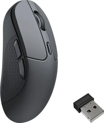 Immagine prodotto di Keychron M3 Mouse ottico senza fili, USB, Bluetooth, 2,4GHz, 30000 DPI, 8000 Hz, nero M3-A23