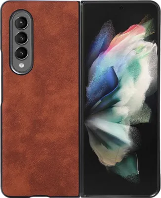 Produktbild von Mobigear Excellent  Samsung Galaxy Z Fold 4 Hülle Hardcase Backcover - Braun