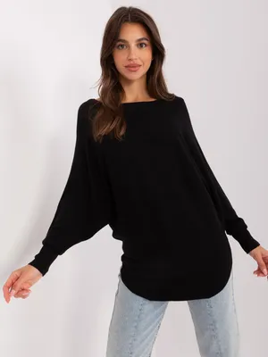 Produktbild von P-M Klassischer Pullover für Frauen Fenirre schwarz S/M