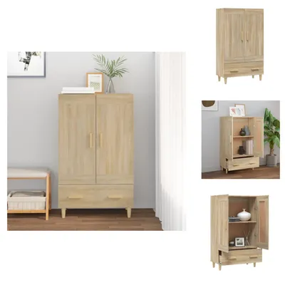 Produktbild von vidaXL Highboard Sonoma-Eiche 70x31x115 cm Holzwerkstoff -  Sideboards