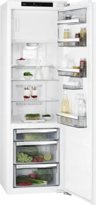 Produktbild von AEG - SFE818E9ZC - Einbau-Kühlschrank mit Gefrierfach - Null-Grad-Schublade - Festtür-Technik