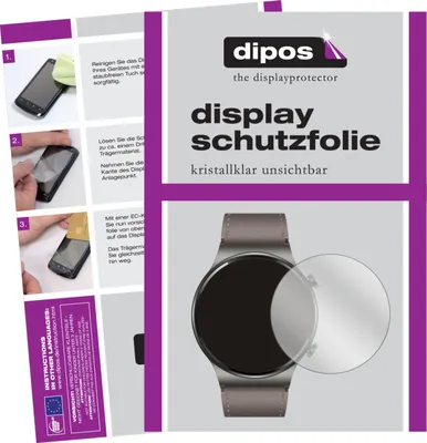 Produktbild von 5x Schutzfolie für Huawei Watch GT 2 Pro klar Displayschutzfolie Folie Display Schutz dipos