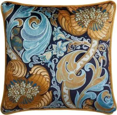 Immagine prodotto di Cuscino Down The Dilly Ocra Blu 43x43
