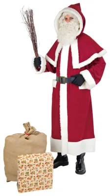 Produktbild von Weihnachtsmann Kapuzenmantel klassisch