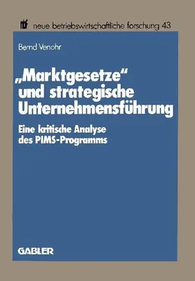 Produktbild von "Marktgesetze" und strategische Unternehmensführung