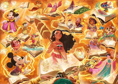 Image de Ravensburger Pz Lorcana Glimmers of the Realm 1000 Te
