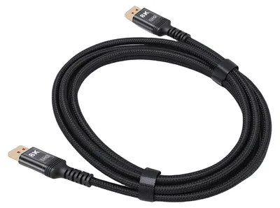 Produktbild von 8K@60Hz DisplayPort-zu-DisplayPort-Kabel, 3 Meter, Videokabel für Gaming, Streaming, Monitor, PC, Grafikkarte