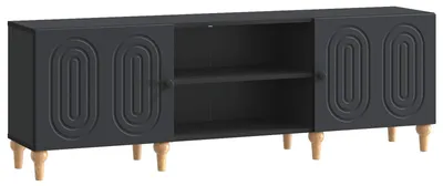 Obrázek produktu pro Televizní skříň Černá 150 x 31 x 50 cm Kompozitní dřevo