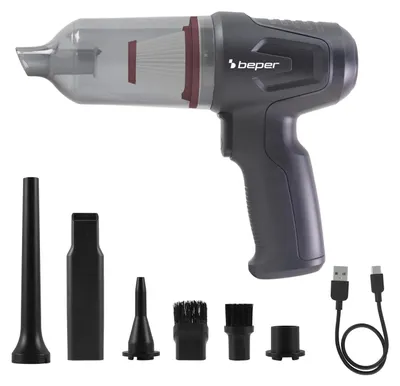Produktbild von BEPER P202ASP410 2-in-1 Mini-Staubsauger und Laubbläser, bürstenlos, für Autos,