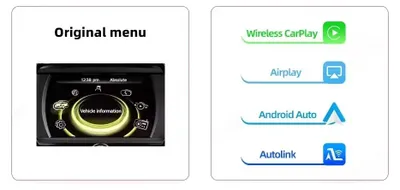Image de Décodeur CarPlay Android Auto sans fil, duplication d'écran, intégration multi-appareils, système NBT