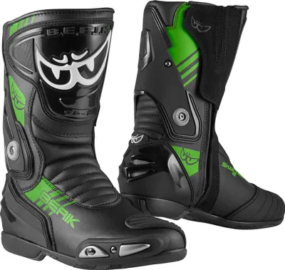 Zdjęcie produktu dla Buty motocyklowe Berik Shaft 3.0, czarny/zielony, 44