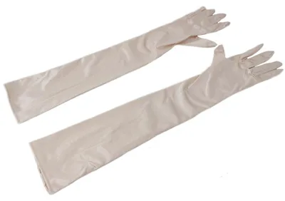 Productafbeelding van MEISHINE® Dameshandschoenen, beige, 55 cm