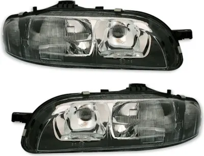 Produktbild von TYC Scheinwerfer Set für Fiat Marea 185 SX 9/1996-2/2003 Halogen H1 LWR Schwarz