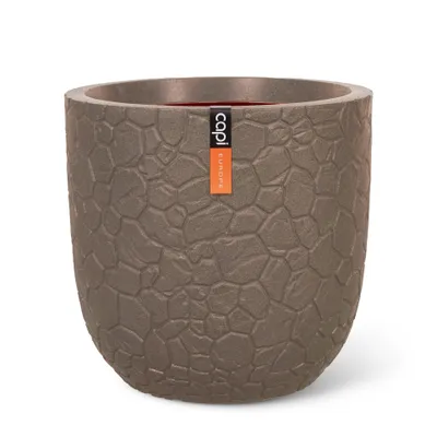 Produktbild von Capi Europe - Blumentopf kugel Clay NL - Warm taupe - 43x41 - KWTC933