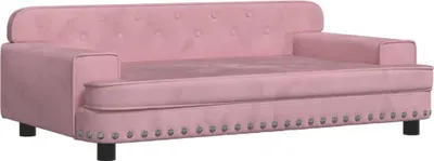 Produktbild von Hundebett Rosa 90x53x30 cm Samt
