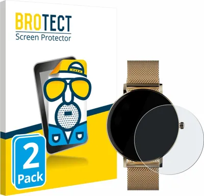 Produktbild von 2x BROTECT Schutzfolie für ZenWatch Venice Pro Displayschutz Displayschutzfolie Folie Matt Entspiegelungsfolie
