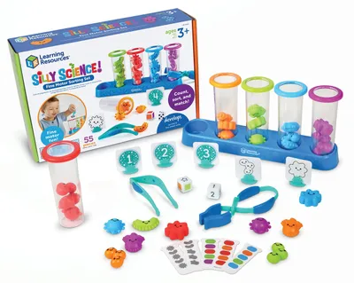 Immagine prodotto di Learning Resources, Set di attività scientifiche "Silly Science", per lo sviluppo della motricità fine, adatto a bambini dai 3 anni, materiale: plastica, multicolore