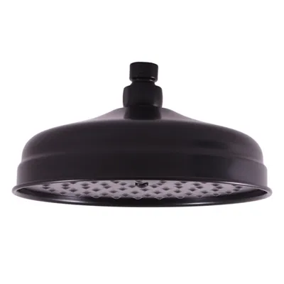 Zdjęcie produktu dla Slezák-RAV Okrągła metalowa głowica prysznicowa ø 20 cm Slezák RAV KS0020CMAT czarny Kolor: czarny matowy