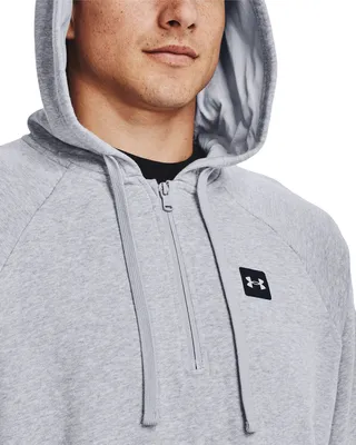 Image de Hommes Under Armour UA Rival Fleece 1/2 Zip HD-GRY - L