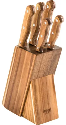 Immagine prodotto di Lamart LT2080 SET DI 5 COLTELLI IN BLOCCO DI LEGNO