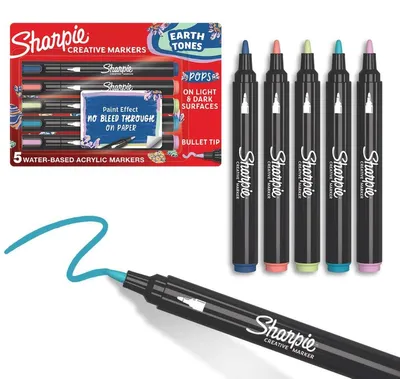 Produktbild von Sharpie Creative marker set, round tip, SHARPIE, 5 pcs