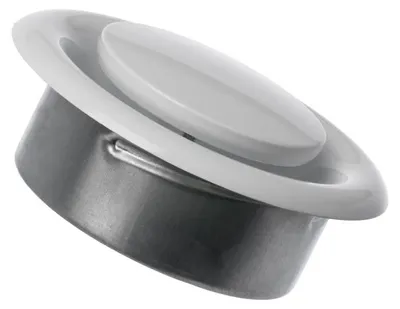 Obrázok produktu pre Ø 125 mm Ventilačné ventily - Regulovateľná lamelná klapka - Biela
