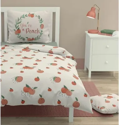 Image de Parure de lit enfant Roupillon, 140x200cm, 63x63cm, 2 pièces, coton, multicolore