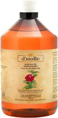 Zdjęcie produktu dla Woda różana 500 ml, bio, do pielęgnacji skóry