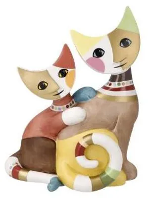 Produktbild von Goebel Rosinas Katzenwelt Rosina Wachtmeister – Katzen "Noemi e Taddeo" Figur